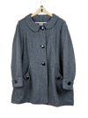 Premium Condition Winter Long Cardigans | Preloved New Look | Grey Wool + Polyester | Thrift Shop for Women Karachi Pakistan | OTS