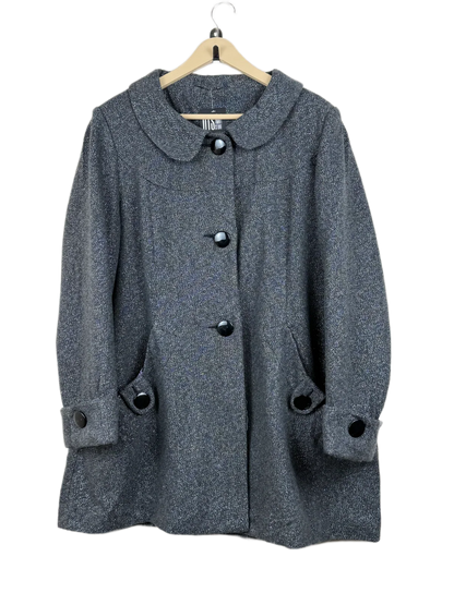 Premium Condition Winter Long Cardigans | Preloved New Look | Grey Wool + Polyester | Thrift Shop for Women Karachi Pakistan | OTS