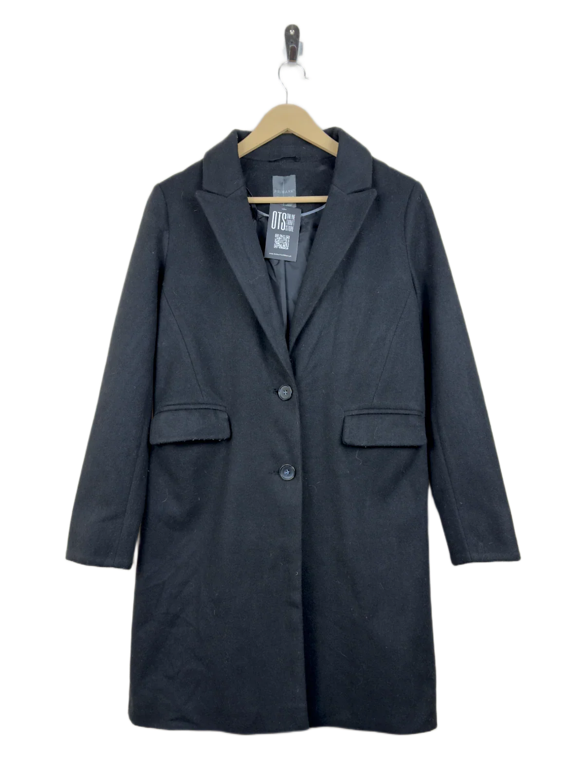 Winter Long Cardigans | Primark | Preloved Branded | Black Polyester | Excellent | OTS Thrift Store Islamabad Pakistan