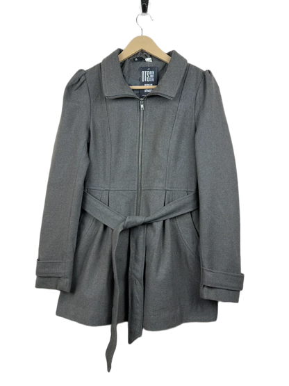 Secondhand Branded Winter Long Cardigans by H&M, Grey Wool + Polyester fabric, Premium condition, for Women - Online Thrift Shop Islamabad Pakistan