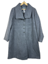 Secondhand Branded Winter Long Cardigans by Unknown, Gray Wool + Polyester fabric, Premium condition, for Women - Online Thrift Shop Lahore Pakistan