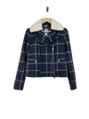 Shop Premium Winter Long Cardigans by Tommy Hilfiger | Preloved Branded Clothes | Dark Blue Polyester | Women | OTS Thrift Store Karachi Pakistan