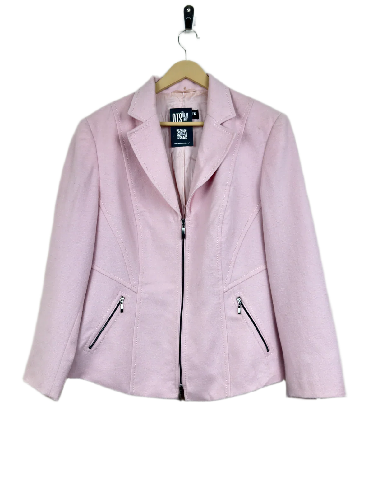 Excellent Condition Winter Long Cardigans | Preloved Gerry Weber | Pink Wool | Thrift Shop for Women Karachi Pakistan | OTS