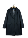 Shop Excellent Winter Long Cardigans by George | Preloved Branded Clothes | Black Polyester | Women | OTS Thrift Store Islamabad Pakistan