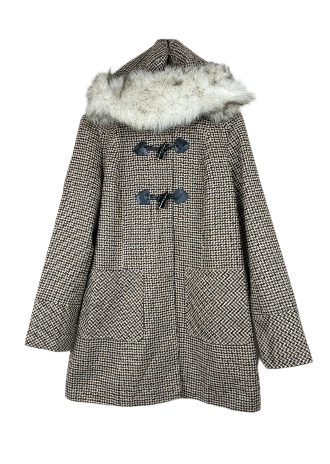 Secondhand Branded Winter Long Cardigans by Miss Selfridge, Brown Polyester fabric, Premium condition, for Women - Online Thrift Shop Peshawar Pakistan