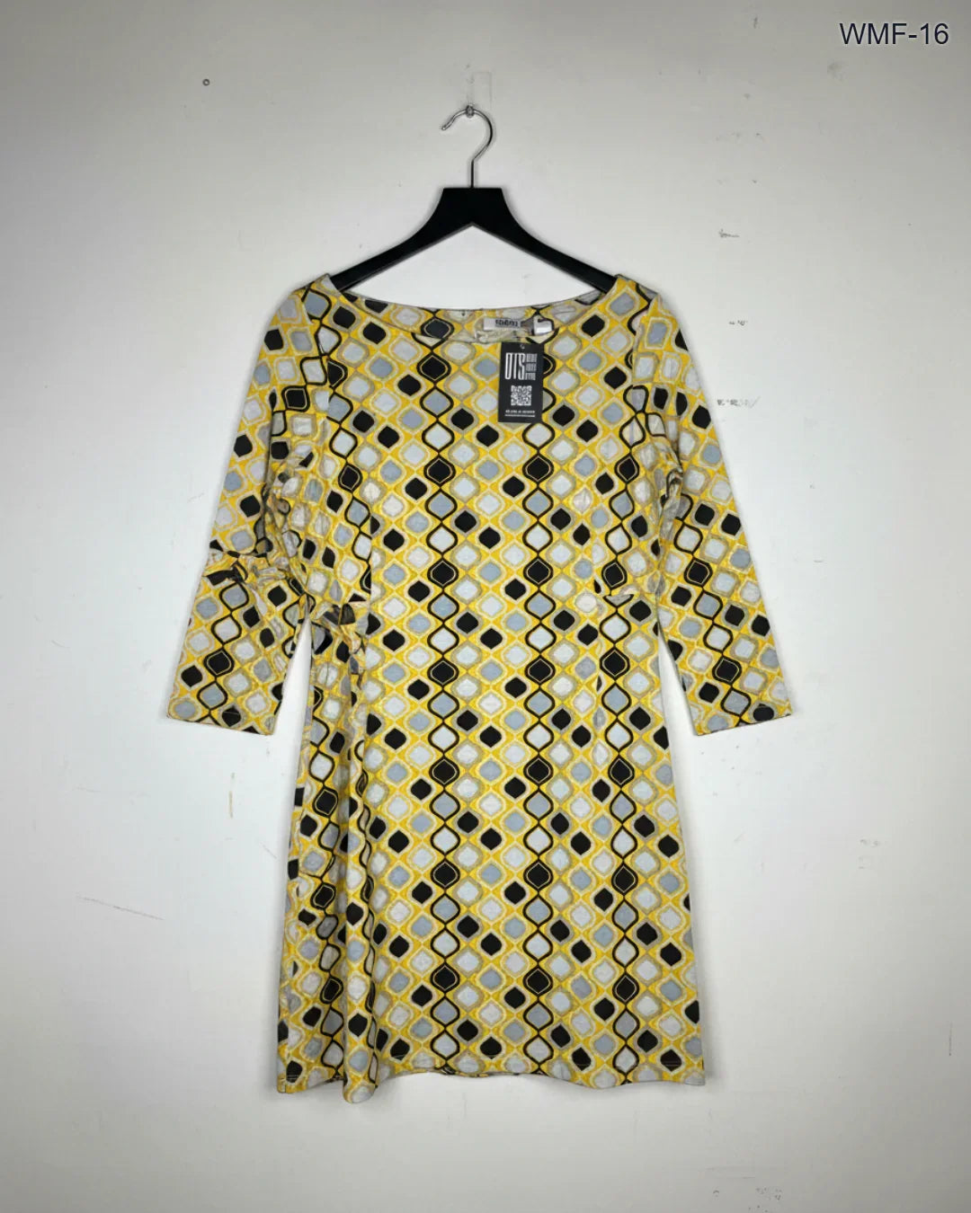 Preloved Premium Women Maxi & Frock by Unknown, Yellow Polyester for Women - OTS Thrift Shop Peshawar Pakistan