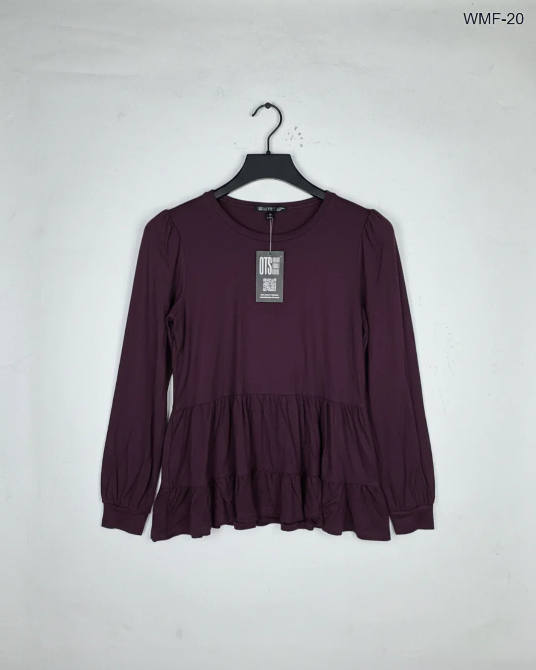 Preloved Premium Women Maxi & Frock by New Look, Maroon Polyester for Women - OTS Thrift Shop Karachi Pakistan