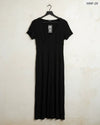 Secondhand Branded Women Maxi & Frock by GOA, Black Viscose fabric, Premium condition, for Women - Online Thrift Shop Peshawar Pakistan