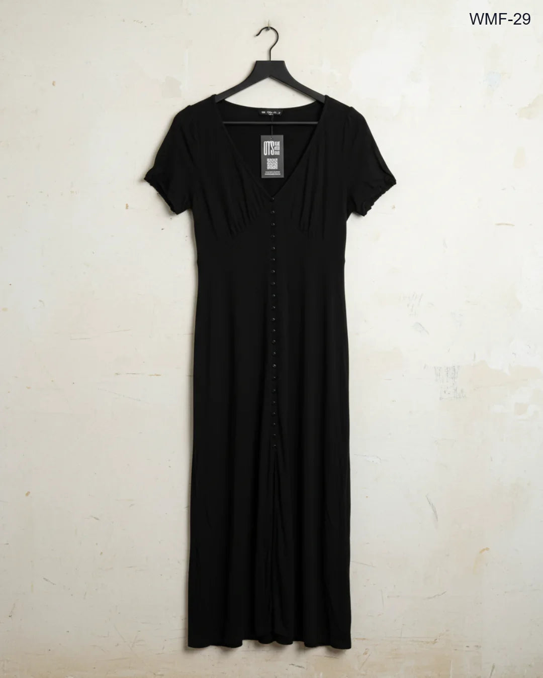 Secondhand Branded Women Maxi & Frock by GOA, Black Viscose fabric, Premium condition, for Women - Online Thrift Shop Peshawar Pakistan