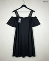 Shop Premium Women Maxi & Frock by Shein | Preloved Branded Clothes | Black Polyester | Women | OTS Thrift Store Lahore Pakistan