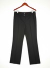 Womens Pants & Trousers | Cristiana | Preloved Branded | Black Polyester | Premium | OTS Thrift Store Lahore Pakistan