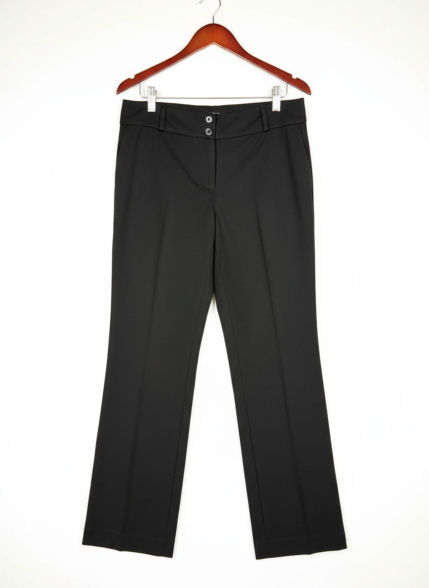 Womens Pants & Trousers | Cristiana | Preloved Branded | Black Polyester | Premium | OTS Thrift Store Lahore Pakistan