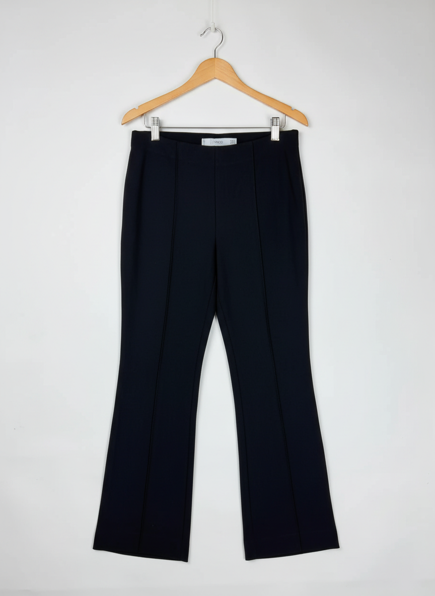 Womens Pants & Trousers | Mango | Preloved Branded | Black Polyester | Premium | OTS Thrift Store Peshawar Pakistan
