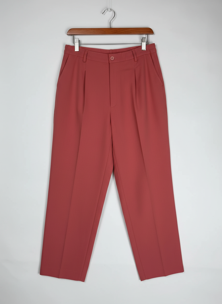 Shop Premium Womens Pants & Trousers by Cut Label | Preloved Branded Clothes | Pink Cotton | Women | OTS Thrift Store Karachi Pakistan