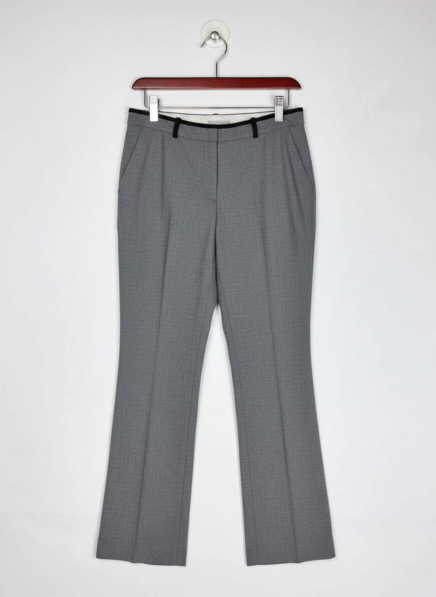 Secondhand Branded Womens Pants & Trousers by H&M, DarkGrey Polyester fabric, Premium condition, for Women - Online Thrift Shop Lahore Pakistan