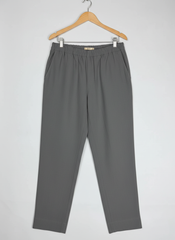 Shop Premium Womens Pants & Trousers by Victoria Lyra | Preloved Branded Clothes | Grey Polyester | Women | OTS Thrift Store Lahore Pakistan
