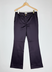 Premium Condition Womens Pants & Trousers | Preloved Oltre | Purple Polyester | Thrift Shop for Women Lahore Pakistan | OTS