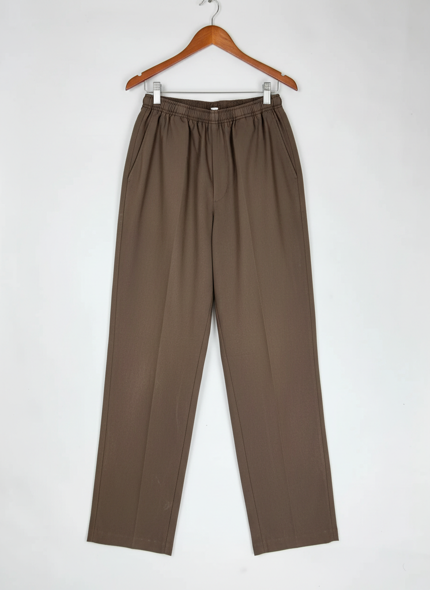 Preloved Excellent Womens Pants & Trousers by Cut Label, Brown Polyester for Women - OTS Thrift Shop Karachi Pakistan