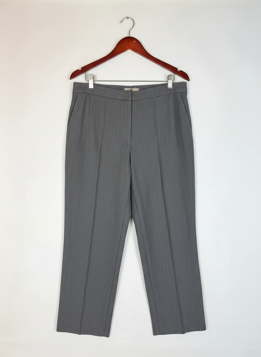 Secondhand Branded Womens Pants & Trousers by Breuninger, Grey Polyester fabric, Excellent condition, for Women - Online Thrift Shop Peshawar Pakistan