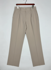Shop Excellent Womens Pants & Trousers by Na KD | Preloved Branded Clothes | Beige Polyester | Women | OTS Thrift Store Karachi Pakistan