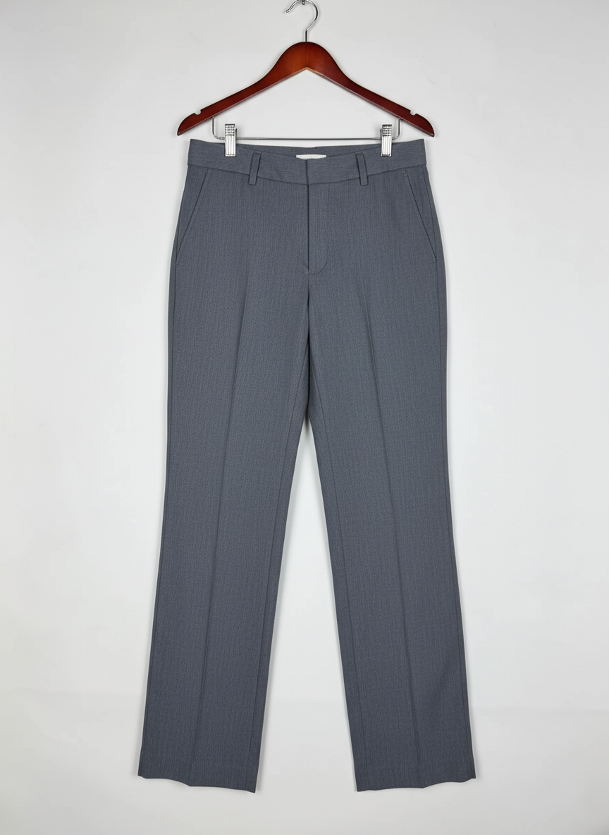 Womens Pants & Trousers | Alba | Preloved Branded | Gray Polyester | Premium | OTS Thrift Store Peshawar Pakistan