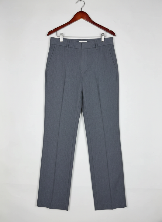 Womens Pants & Trousers | Alba | Preloved Branded | Gray Polyester | Premium | OTS Thrift Store Peshawar Pakistan