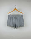 Secondhand Branded Womens Shorts by Marks & Spencer, Gray Polyester fabric, Premium condition, for Women - Online Thrift Shop Lahore Pakistan