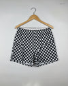 Womens Shorts | SHEIN | Preloved Branded | Black & White Polyester | Premium | OTS Thrift Store Lahore Pakistan