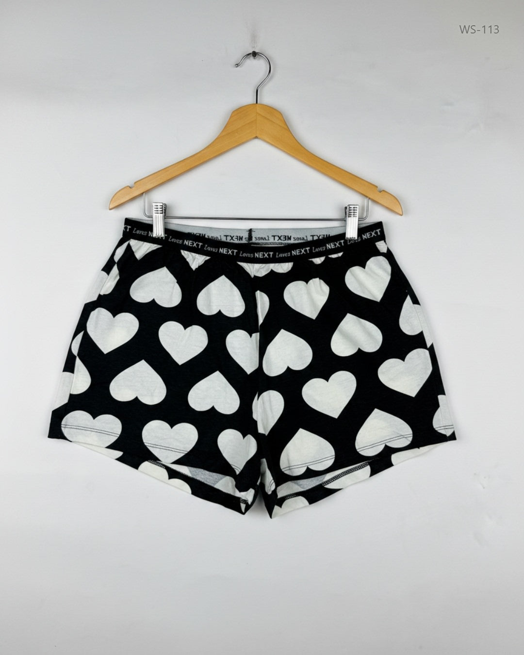 Shop Premium Womens Shorts by Next | Preloved Branded Clothes | Black & White Cotton | Women | OTS Thrift Store Lahore Pakistan