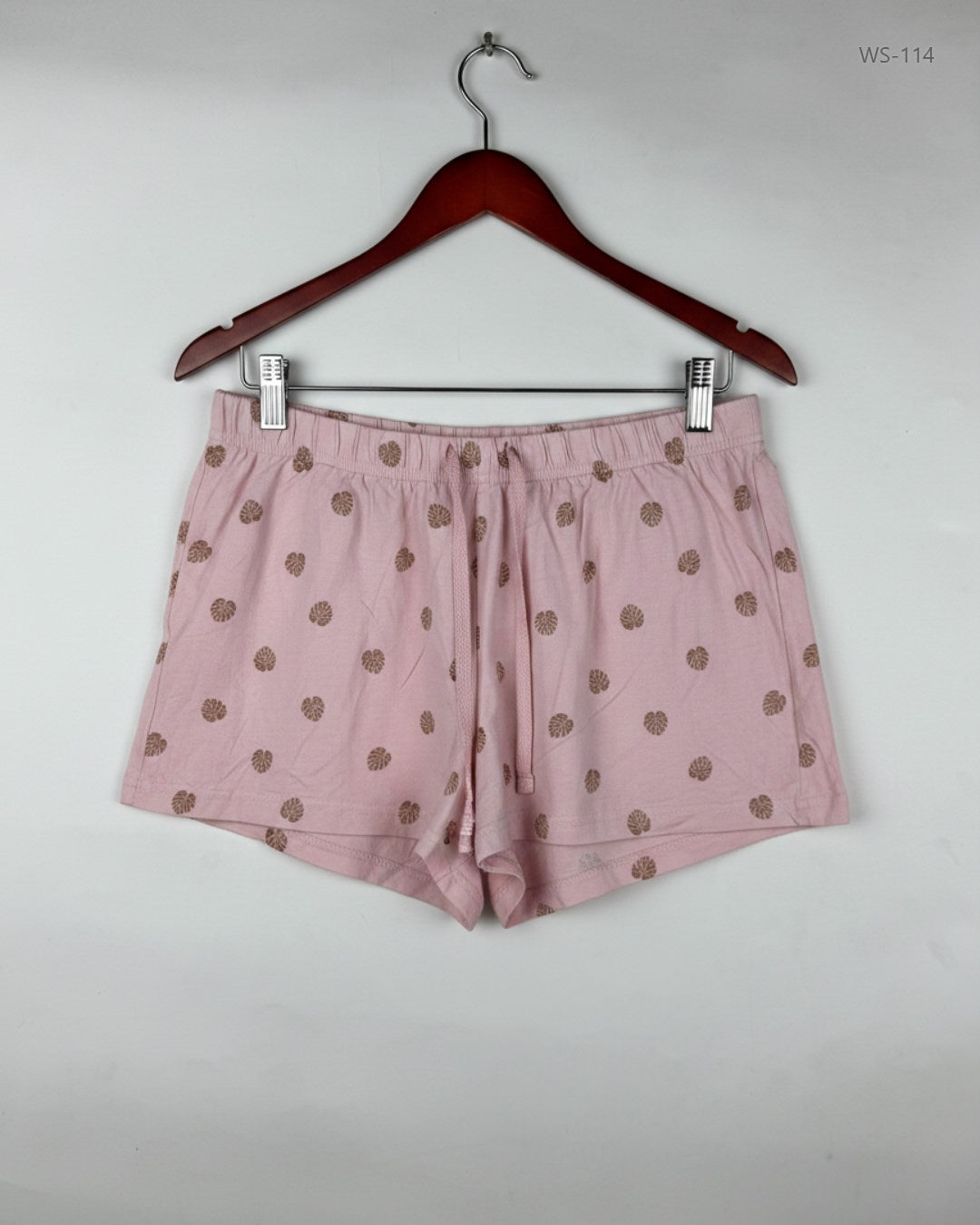 Preloved Premium Womens Shorts by F&F, Pink Cotton for Women - OTS Thrift Shop Lahore Pakistan