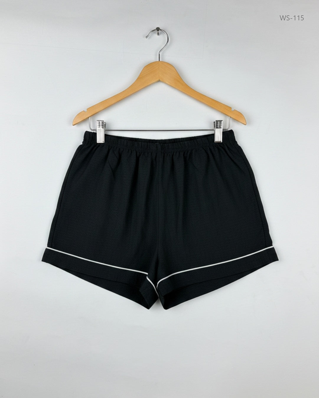 Womens Shorts | Cut Label | Preloved Branded | Black Polyester | Premium | OTS Thrift Store Islamabad Pakistan