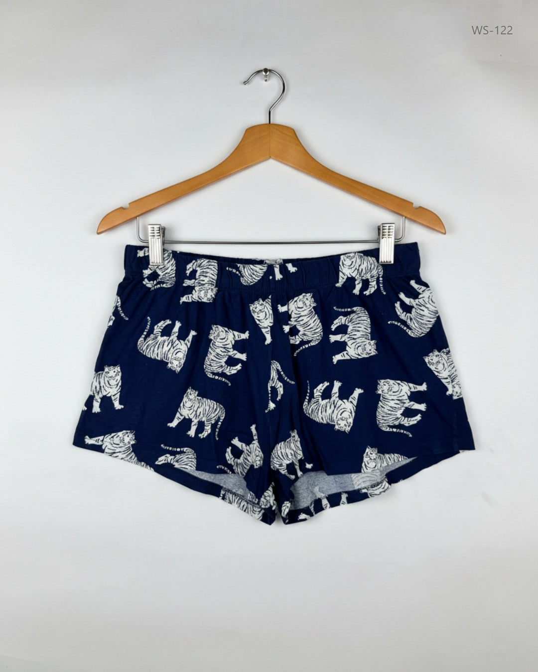 Womens Shorts | Cut Label | Preloved Branded | Blue Cotton | Premium | OTS Thrift Store Lahore Pakistan