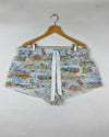 Premium Condition Womens Shorts | Preloved LOVE TO LOUNGE | Multi Polyester | Thrift Shop for Women Karachi Pakistan | OTS