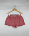 Shop Premium Womens Shorts by Miss Selfridge | Preloved Branded Clothes | Red Polyester | Women | OTS Thrift Store Lahore Pakistan