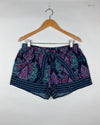 Womens Shorts | LOVE TO LOUNGE | Preloved Branded | Multi Polyester | Premium | OTS Thrift Store Lahore Pakistan