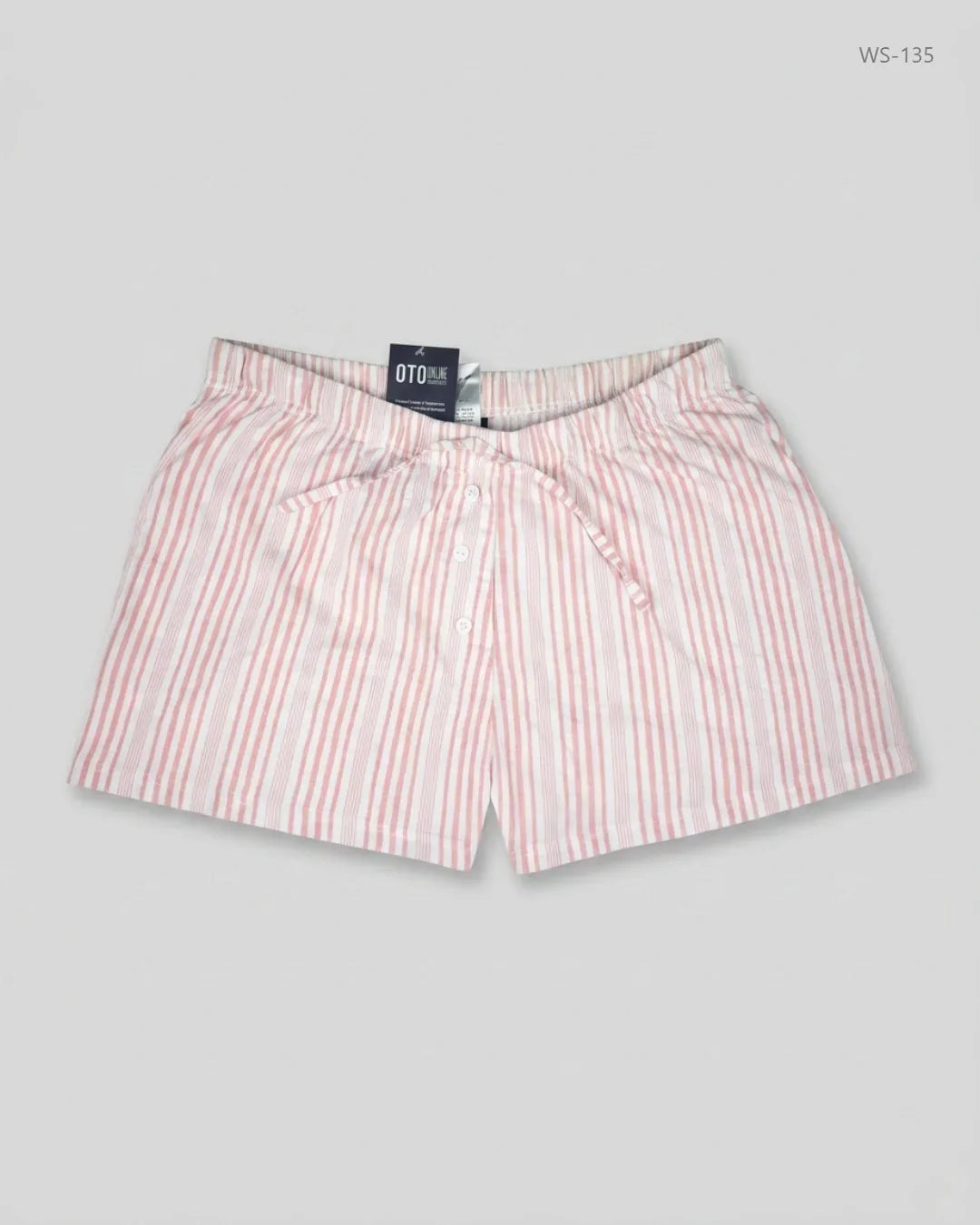 Secondhand Branded Womens Shorts by LOVE SLEEP, PEACH Cotton fabric, Premium condition, for Women - Online Thrift Shop Islamabad Pakistan