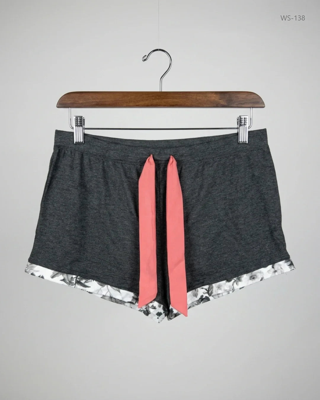 Womens Shorts | LOVE TO LOUNGE | Preloved Branded | CHARCOOL Polyester | Premium | OTS Thrift Store Islamabad Pakistan