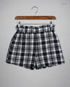 Shop Premium Womens Shorts by Boohoo | Preloved Branded Clothes | Black & White Cotton | Women | OTS Thrift Store Islamabad Pakistan