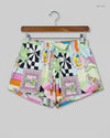 UK Imported secondhand Womens Shorts - Primark brand, Multi Polyester, Premium condition, for Women - Online Thrift Store Islamabad Pakistan
