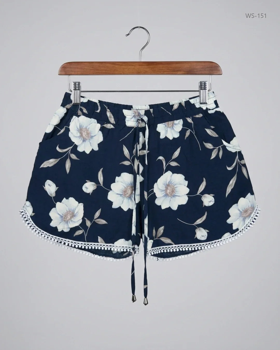 Womens Shorts | Unknown | Preloved Branded | DarkBlue Cotton | Premium | OTS Thrift Store Islamabad Pakistan