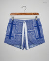 Premium Condition Womens Shorts | Preloved LABLE CUT | Blue Viscose | Thrift Shop for Women Peshawar Pakistan | OTS