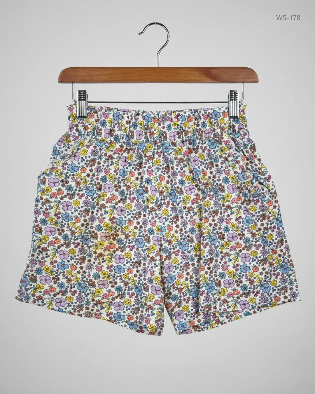 Secondhand Branded Womens Shorts by TU, Multi Cotton fabric, Premium condition, for Women - Online Thrift Shop Karachi Pakistan