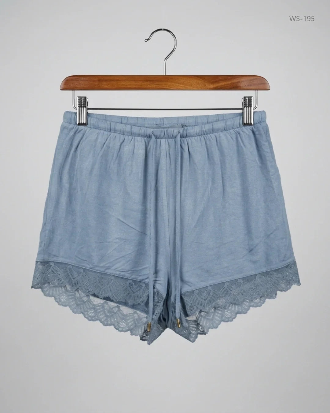 Shop Premium Womens Shorts by PRETTY YOU LONDON | Preloved Branded Clothes | BLUE Polyester | Women | OTS Thrift Store Lahore Pakistan