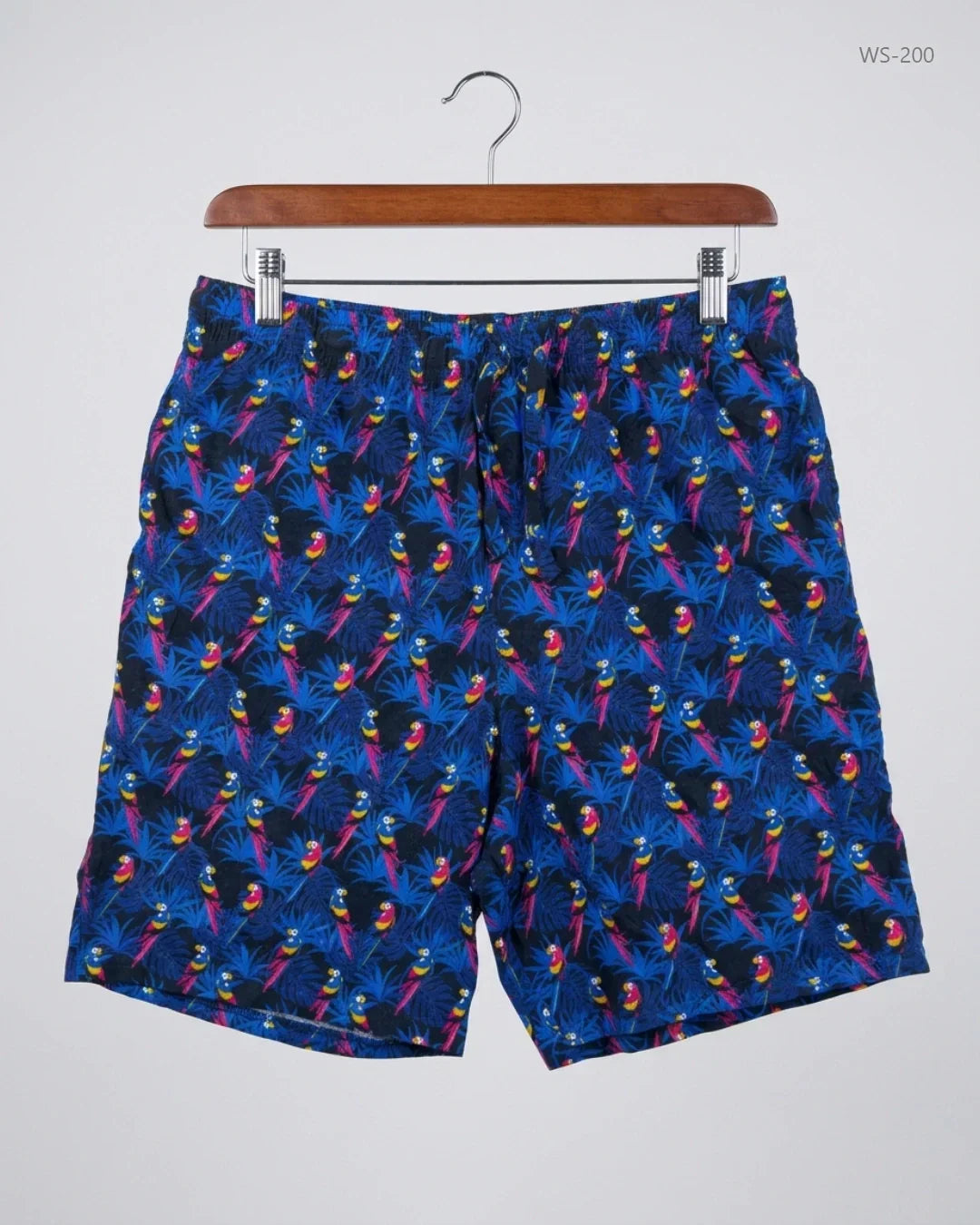 Secondhand Branded Womens Shorts by M&S, Blue Cotton fabric, Premium condition, for Women - Online Thrift Shop Islamabad Pakistan