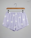 UK Imported secondhand Womens Shorts - Shein brand, Violet Polyester, Premium condition, for Women - Online Thrift Store Islamabad Pakistan