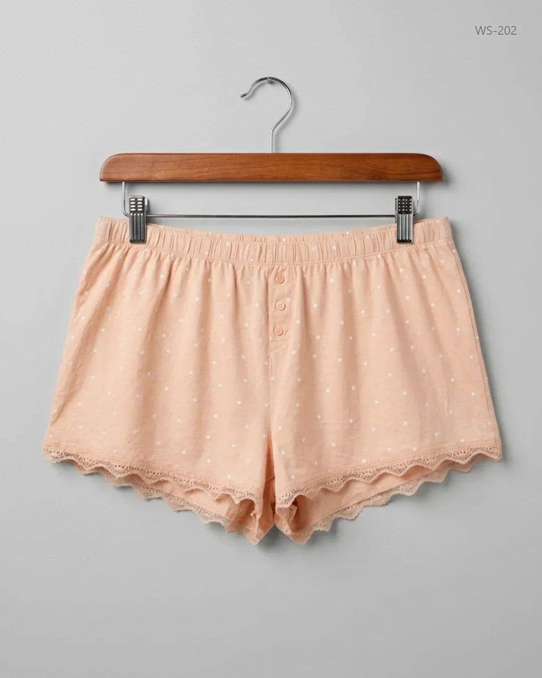 Preloved Premium Womens Shorts by Primark, LIGHT ORANGE Cotton for Women - OTS Thrift Shop Islamabad Pakistan