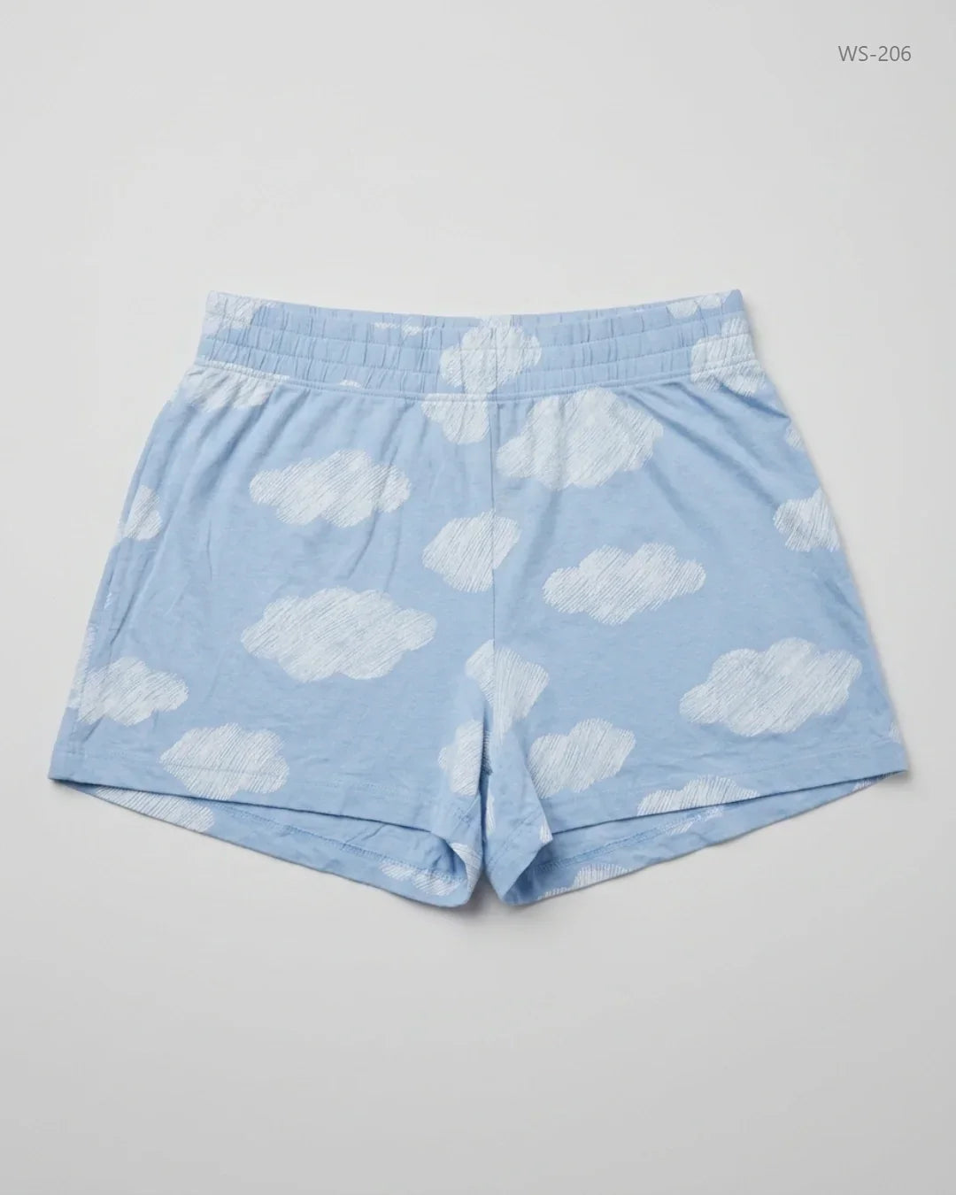 UK Imported secondhand Womens Shorts - DUNNES STORE brand, SkyBlue Cotton, Premium condition, for Women - Online Thrift Store Lahore Pakistan