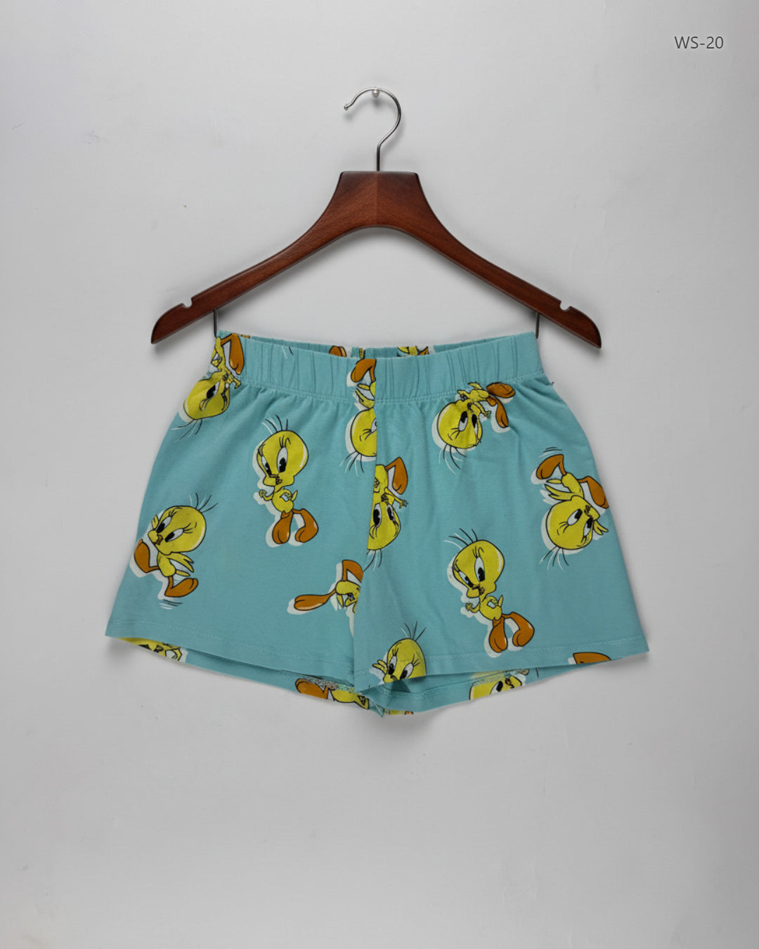 Womens Shorts | Marks & Spencer | Preloved Branded | Turquoise Cotton | Premium | OTS Thrift Store Islamabad Pakistan