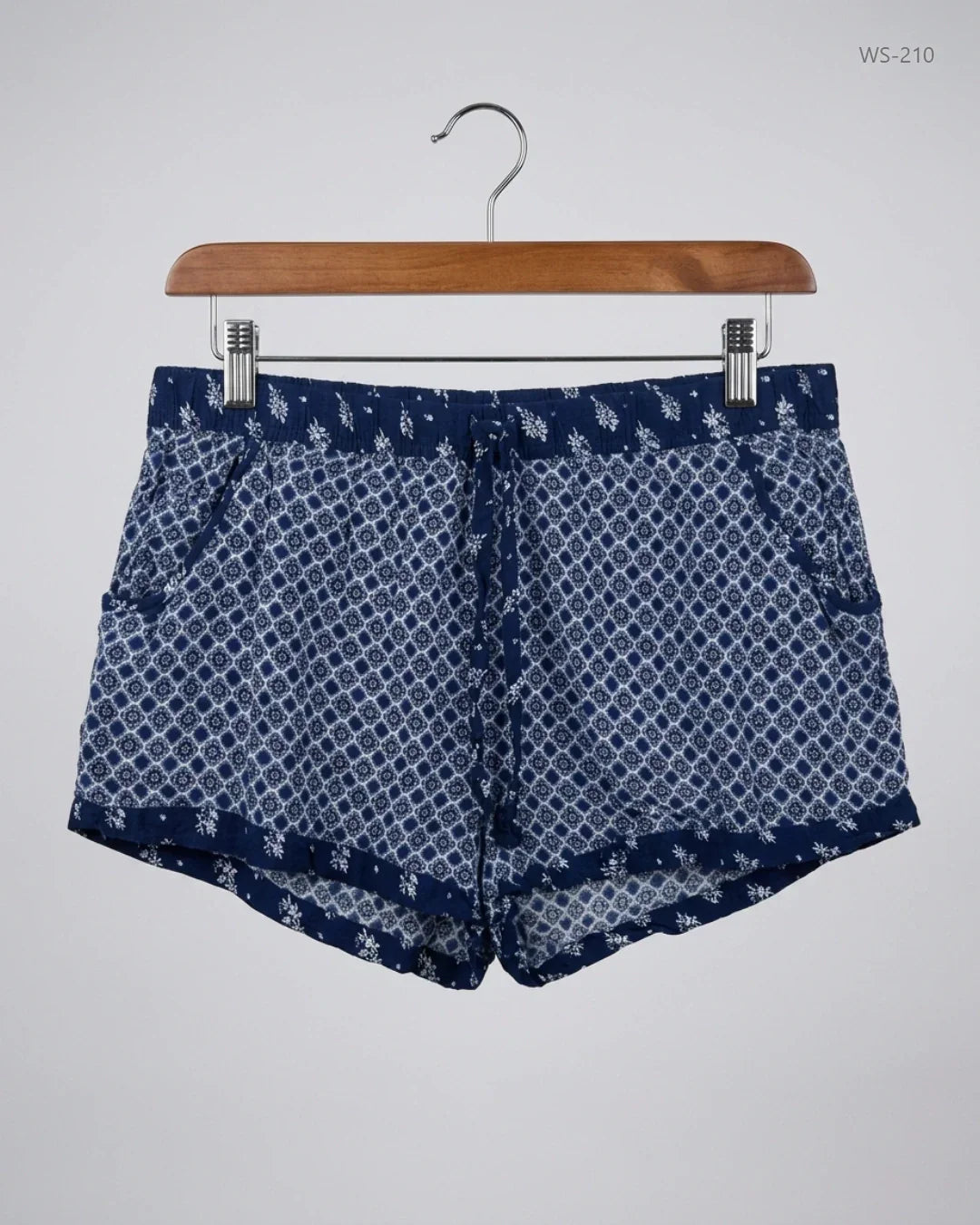 Premium Condition Womens Shorts | Preloved LOVE TO LOUNGE | Blue Polyester | Thrift Shop for Women Peshawar Pakistan | OTS