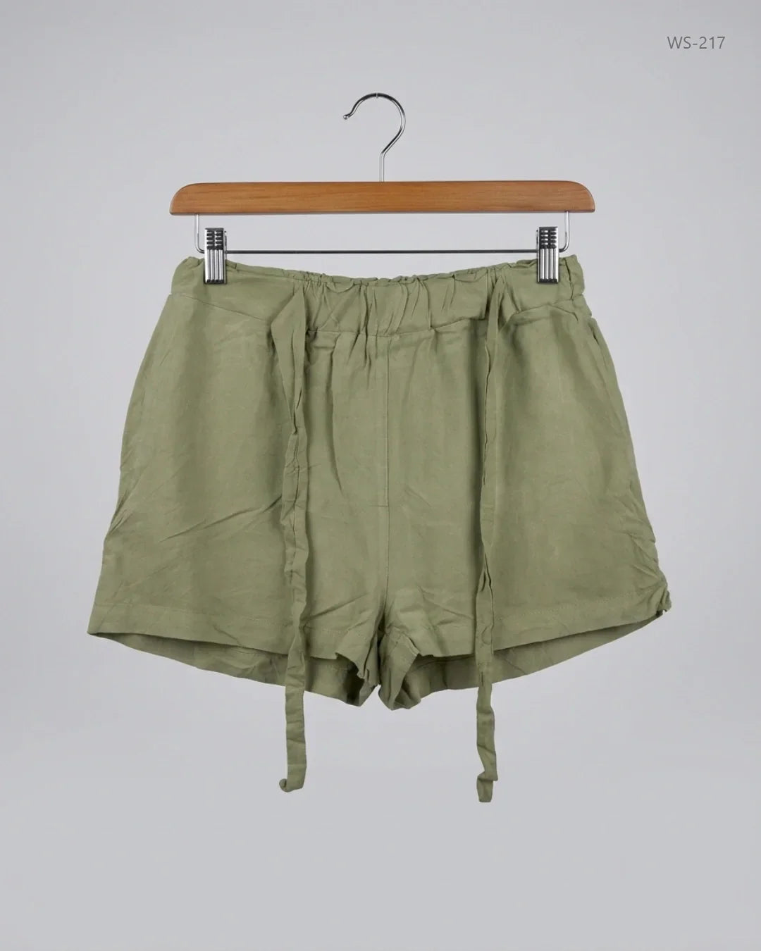 Premium Condition Womens Shorts | Preloved Primark | OLIVE GREEN Polyester | Thrift Shop for Women Karachi Pakistan | OTS